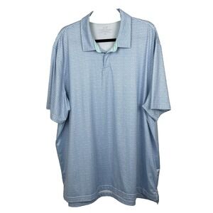 VINEYARD VINES Performance Geometric GOLF SHIRT Mens Polo Whale PREPPY XXL 2XL